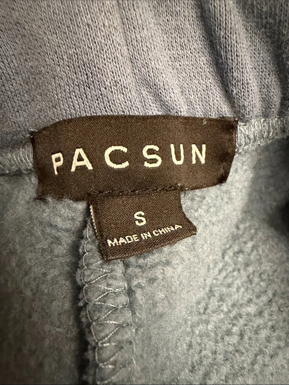 PacSun Blue Graphic Men’s Athletic Shorts with Light Green & Cream Accents